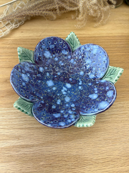 Blue/Purple Flower Bowl