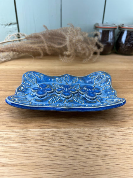 Blue Soap Dish