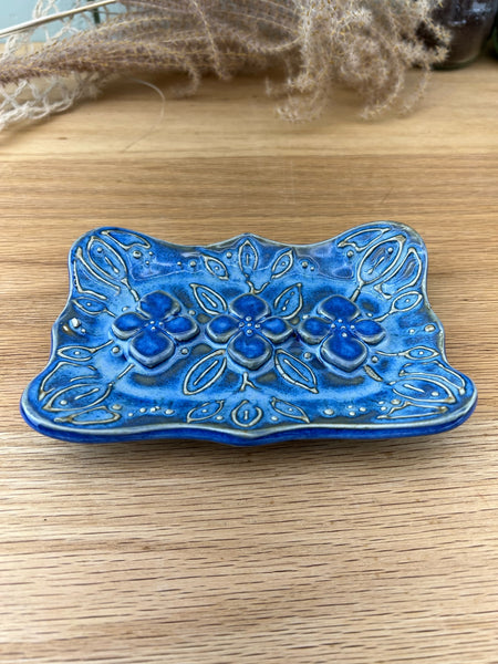 Blue Soap Dish