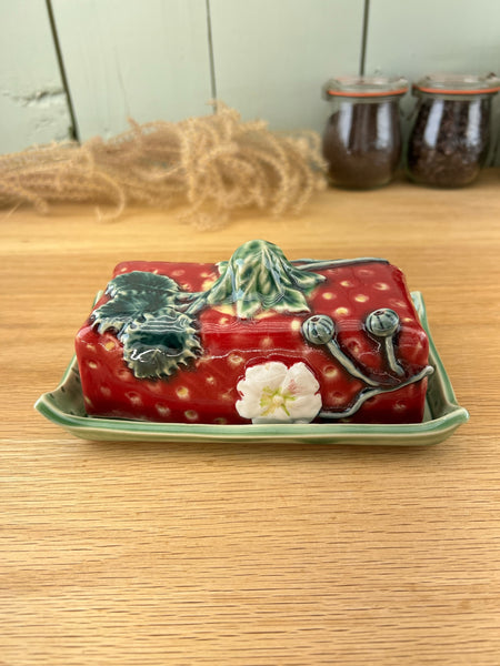 Strawberry Butter Dish