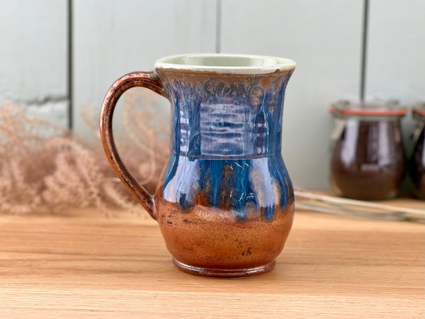 Copper ocean mug