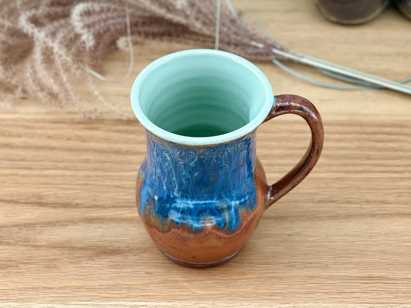 Copper ocean mug