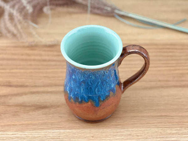 Copper ocean mug